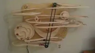 Wood Rolling Ball Sculpture 1 - 01
