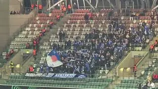 Legia -  Molde FK 22..02.2024 kibice Molde W Warszawie
