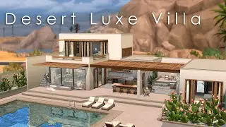 Desert Luxe Villa 🌵 | Stop Motion build | The Sims 4 | NO CC
