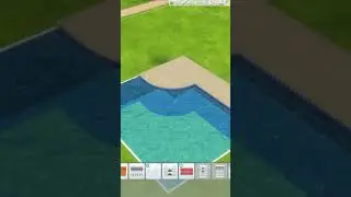 The Sims 4 Tutorial: Закругленный бассейн (no CC, no Mods) 