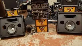 Altec Lansing model 1231 sound test on Sansui AU-X911DG