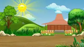 Background Animasi Rumah Joglo Pedesaan || no copyright - Animasi Green