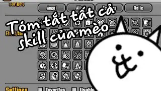 Tóm tắt các kĩ năng của mèo! ~