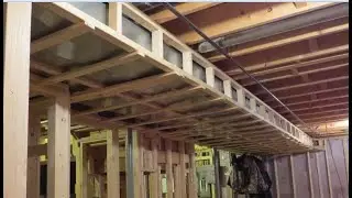 Finishing a Basement - Part 6b - Framing a Soffit