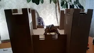 строим замок из картона 3 серия