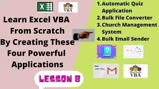MS Excel VBA Tutorials For Beginners Lesson 8 (Variables in VBA)