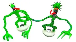 GREEN MONSTER from Plasticine