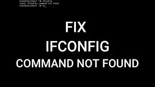 fix the missing ifconfig command not Found Centos | fix command not found ifconfig in kali linux