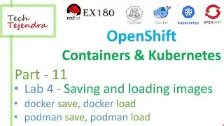 Saving and loading container/ docker images (OpenShift Containers & Kubernetes Part-11) RedHat Ex180