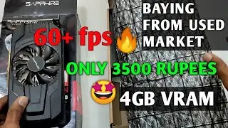 RX 460 Test in 5 Games in 2021 Best Used Markit Graphic Card Under 3500 Rupees  For Gaming & Editing