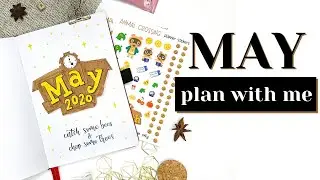 ANIMAL CROSSING Bullet Journal Theme | May 2020 Plan With Me