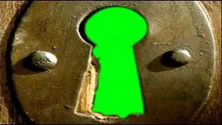green screen key hole