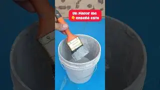 el truco del viejo maestro pintor revelado ☝️ #tips #diy #tools #shorts