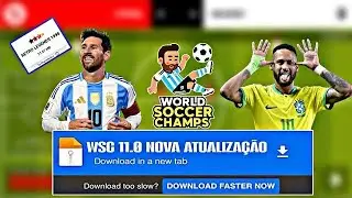 WORLD SOCCER CHAMPS NOVA ATUALIZAÇÃO 11.0 COM DINHEIRO INFINITO SEM BUGS