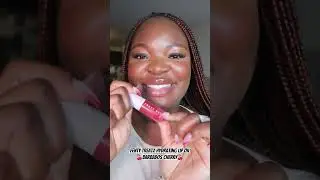 Fenty Skin Lip Oil| Barbados Cherry #lipoil #fentyskin #shorts Oil #lipswatch