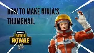 How to make a thumbnail like ninja's for free! No Photoshop