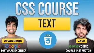 Text || CSS Series in Hindi