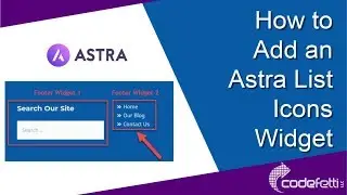 How to Add an Astra List Icon Widget