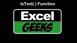 IsText( ) Function