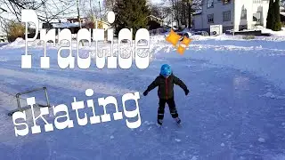 Ice Skating Practice😃||LisaA