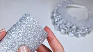 THE MOST BEAUTIFUL DIY CROWN made from glitter foamiran.