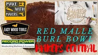 Woodturning | Red Malle Burl Bowl