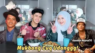 BRUNO MARS AJAR AYRA BAHASA KEDAH!! MUKBANG CUCUQ UDANG!!