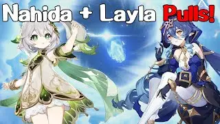 Pulling For Nahida AND Layla! | Genshin Impact 3.2