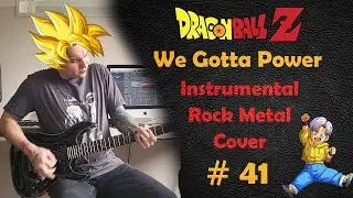DBZ - Opening Theme - We Gotta Power (Metal Guitar Cover by Shelter Grey) #41