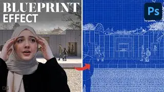 WITH ONE CLICK - Transform Your Architecture Boards into Blueprint Style
