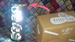 DIY Lamp Shade made from Cardboard