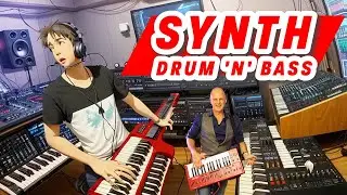 Epic Synth Drum and Bass Session: Behringer 2600, MS-1, Oberheim OB-1, Roland VP-330 Vocoder
