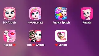All Talking Angela Games: My Talking Angela 2,Talking Angela Color Splash,My Angela,Love Letters