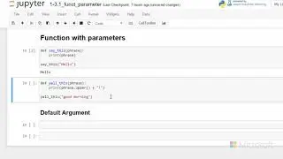 28 Python Beginner Strings and Functions - Function Parameters