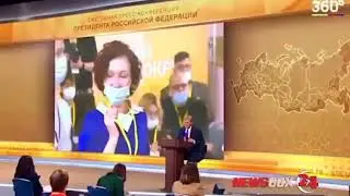Женщина из Магадана задала В.В.Путину вопрос