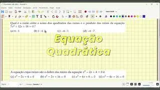 How to solve quadratic equations IV.