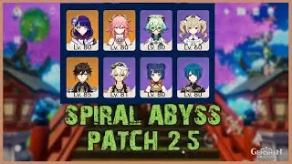 Spiral Abyss 2.5 ft. Raiden/Yae + Zhongli National - Genshin Impact