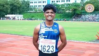 Men U18 100M Run - Kerala State Junior Athletics 2023