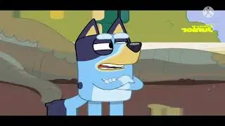 (SEIZURE WARNING) Bluey comes crashing