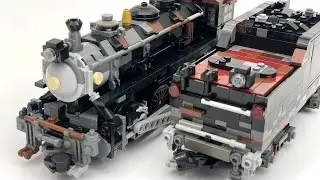 I Built a Weathered #lego Steam Engine #moc (1:48 Pennsylvania Railroad B28 Switcher)
