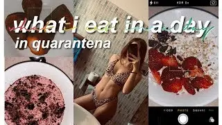 WHAT I EAT IN A DAY (Per DIMAGRIRE) in Quarantena