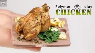 Полимерная глина - КУРИЦА гриль!  (polymer clay Chicken) / Светлана Няшина