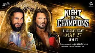 AJ STYLES VS SETH ROLLINS - WORLD HEAVEYWEIGHT CHAMPIONSHIP || NIGHT OF CHAMPIONS 2023