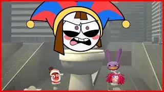THE AMAZING DIGITAL CIRCUS Animations-  Skibidi Toilet Meme Song
