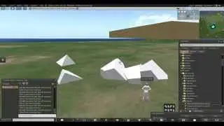 Second Life destructible fractured mesh