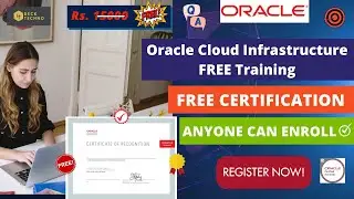 Oracle FREE Certification Program | OCI FREE Certification and Training | Oracle Cloud Certificate