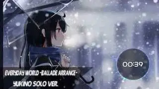 Oregairu 2 ED Full - Everyday World - Yukino Solo Ver [Nightcore]