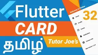 Card Widget in Flutter தமிழ் | Card Complete Properties in Flutter | Mobile Apps