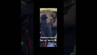 Shadeur with the flex lol 