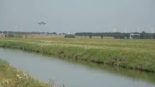 Gorgeous Landing in Amsterdam - Watch KLM's Embraer E195-E2 Soar in from Florence!